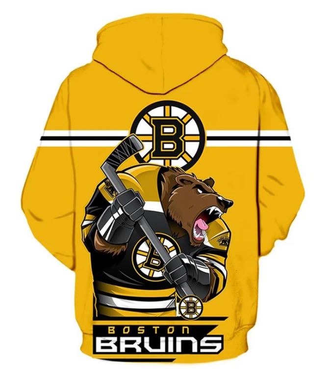 Boston Bruins Hoodie 3D Ultra-Cool Long Sleeve Gift for Fans - Image 2