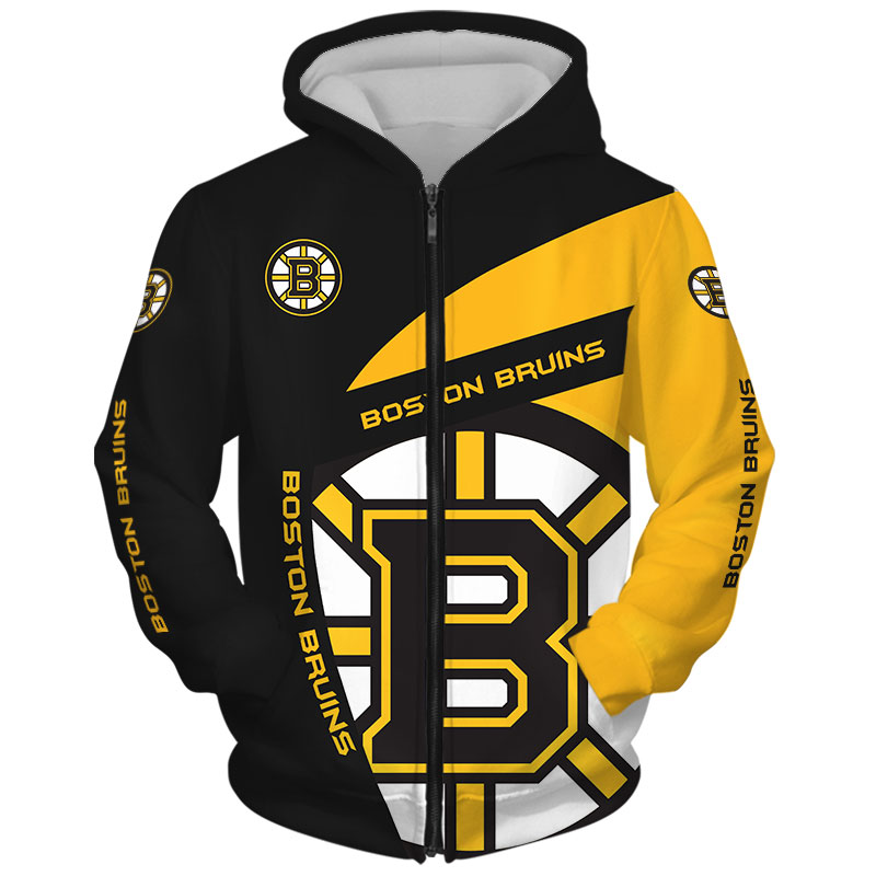 Boston Bruins Hoodie 3D Zip Hoodie Gift for Fans - Image 2