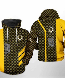 Boston Bruins NHL 3D Hoodie Zipper Hoodie