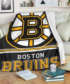 Boston Bruins Sherpa Fleece Blanket Gifts for Family, for Couple