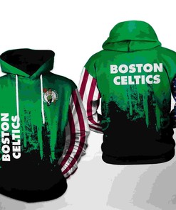 Boston Celtics NBA Team US 3D Hoodie Zipper Hoodie