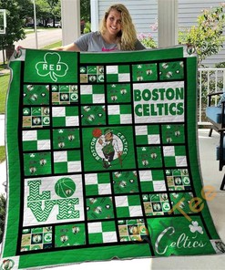 Boston Celtics V1 Quilt Blanket Bedding Set
