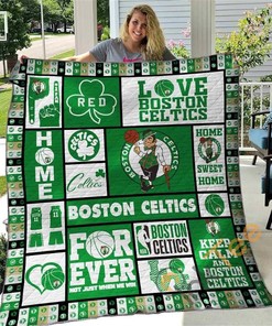 Boston Celtics V2 Quilt Blanket Bedding Set
