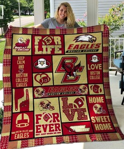 Boston College Eagles Quilt Blanket Bedding Set