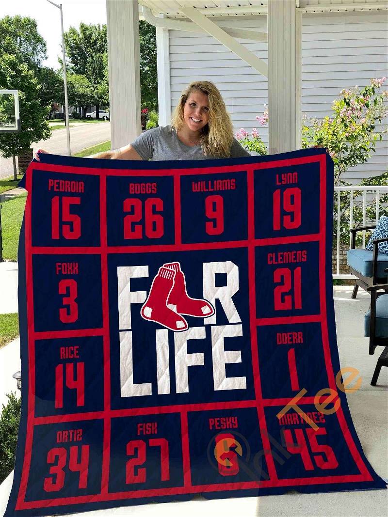 Boston For Life Quilt Blanket Bedding Set