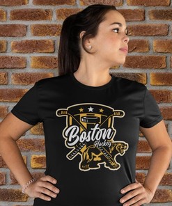 Boston Hockey Novelty Bruin Sports Vintage Classic T-Shirt