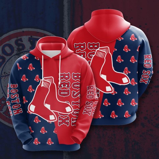 Boston Red Sox Custom Sport All Over Print Hoodie 3D 7