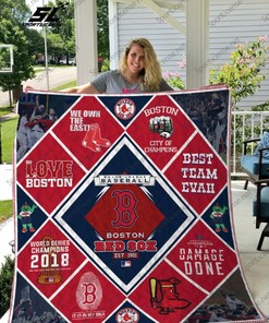Boston Red Sox MLB EST 11 Quilt Blanket Bedding Set