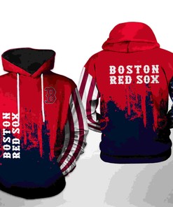 Boston Red Sox MLB Team US 3D Hoodie Zipper Hoodie
