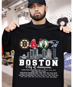 Boston Sports Teams Boston City Of Champions T-Shirt