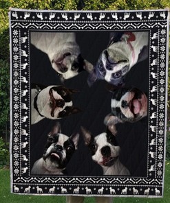 Boston Terrier 03 Ndq0209 Quilt Blanket Bedding Set