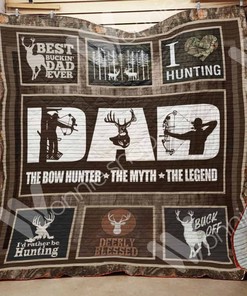 Bow Hunting Dad The Bow Hunter Quilt Blanket Bedding Set