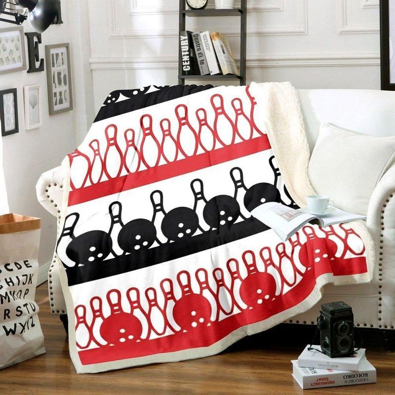 Bowling Quilt Blanket Bedding Set for Home Décor