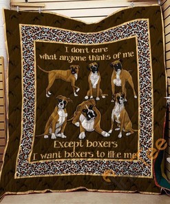 Boxer 09 Quilt Blanket Bedding Set