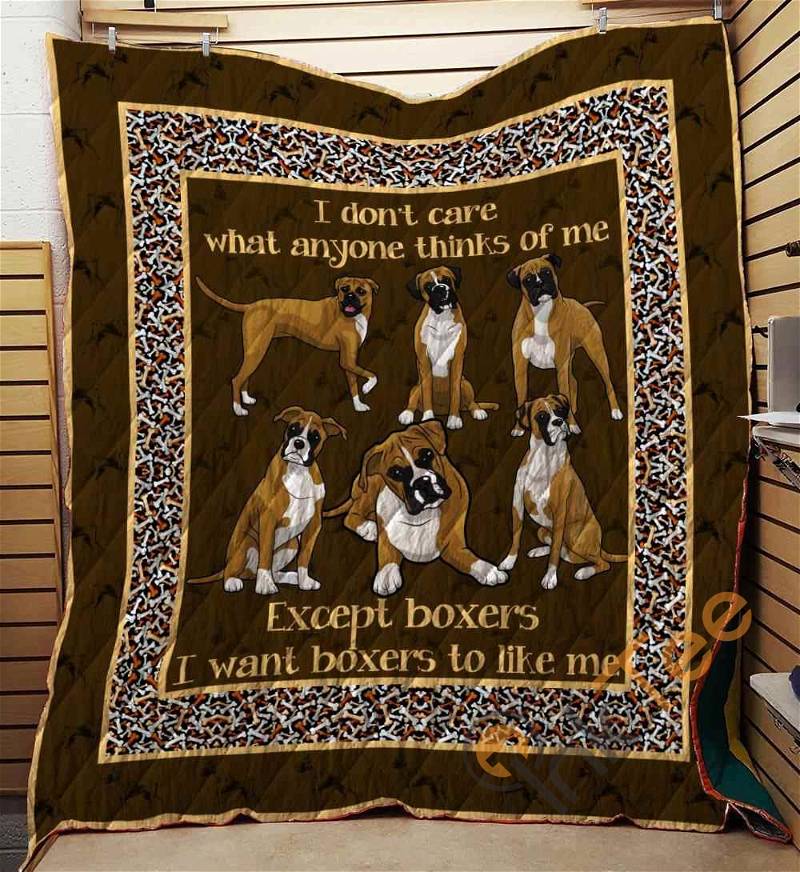 Boxer 09 Quilt Blanket Bedding Set