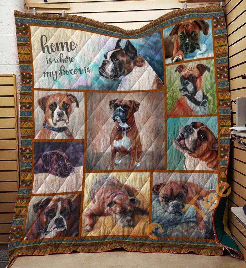 Boxer 10 Quilt Blanket Bedding Set