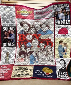 Boy Meets World Quilt Blanket Bedding Set for Home Décor