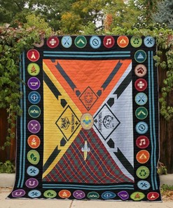 Boy Scout Quilt Blanket Bedding Set for Home Décor