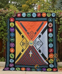 Boy Scout V1 Quilt Blanket Bedding Set