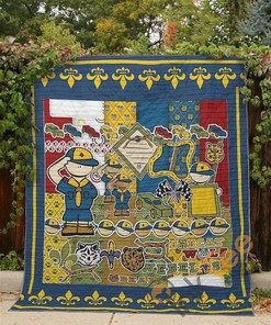 Boy Scout V2 Quilt Blanket Bedding Set