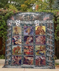 Boy Scouts Do A Good Turn Daily Quilt Blanket Bedding Set
