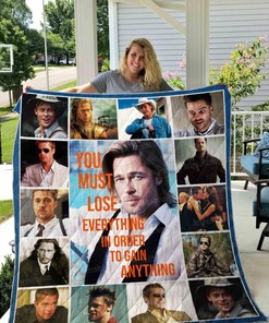 Brad Pitt Cast Collection Quilt Blanket Bedding Set