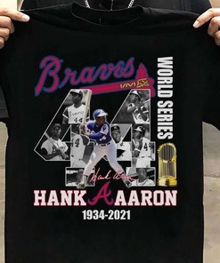 Braves Hank A Aaron 1934 2021 T-Shirt