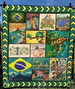 Brazil 2 Quilt Blanket Bedding Set