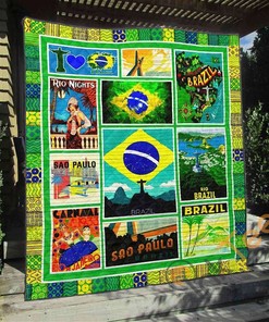 Brazil Quilt Blanket Bedding Set