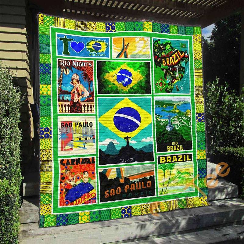 Brazil Quilt Blanket Bedding Set