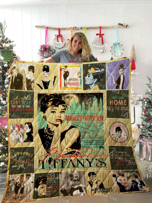 Breakfast At Tiffany's Quilt Blanket Bedding Set
