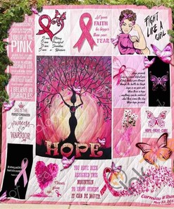 Breast Cancer Survivor Custom Quilt Blanket Bedding Set