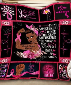 Breast Cancer Warrior Quilt Blanket Bedding Set Kc1307