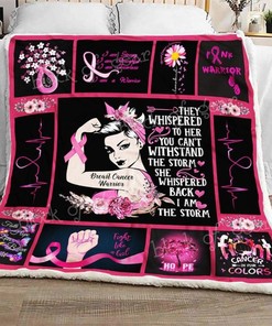 Breast Cancer Warrior Thh4 Blanket for Home Décor