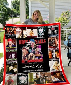 Bret Michaels Quilt Blanket I1D2