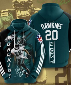 Brian Dawkins Philadelphia Eagles NFL 3D Hoodie