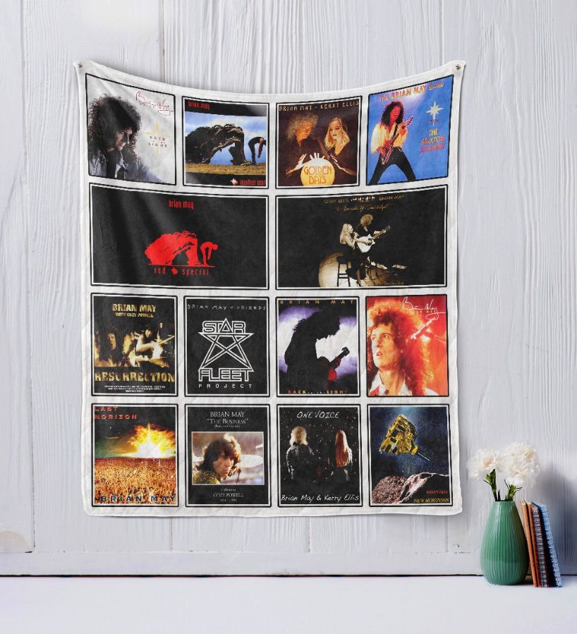 Brian May Queen's Guitarist Quilt Blanket Bedding Set