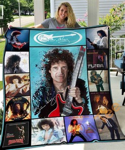 Brian May Quilt Blanket Bedding Set With Pillowcase Option