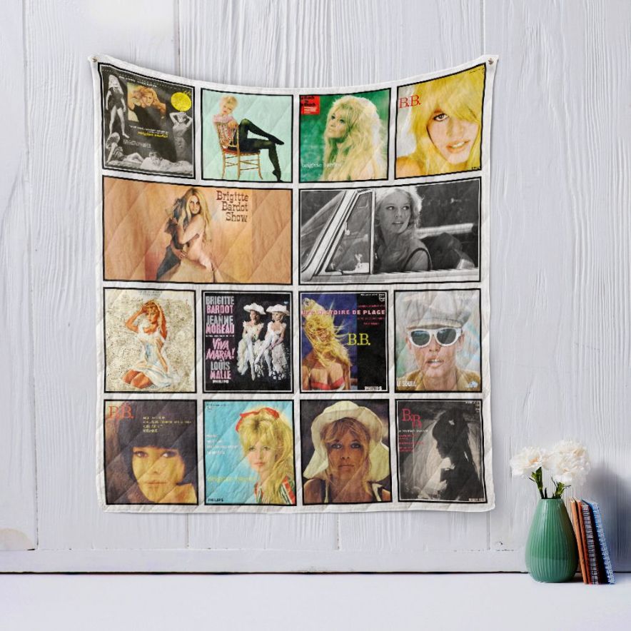 Brigitte Bardot Quilt Blanket Bedding Set for Home Décor