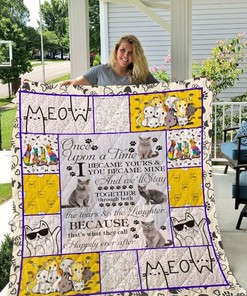 Bristish Short Hair Cat Once Upon A Time Quilt Blanket Bedding Set