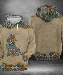 British Shorthair Mandala 3D Hoodie