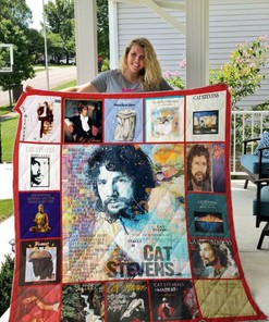 British Singer Cat Stevens Style Love Quilt Blanket Bedding Set
