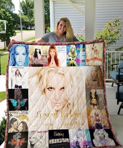 Britney Spears Albums Cover Poster Quilt Blanket Bedding Set