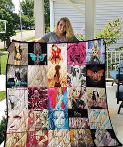 Britney Spears Quilt Blanket Bedding Set With Pillowcase Option