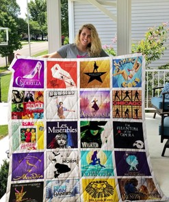Broadway Quilt Blanket Bedding Set for Home Décor