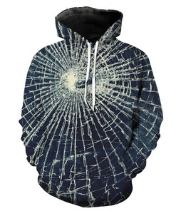 Broken Glass Epic Printed Hoodie 3D