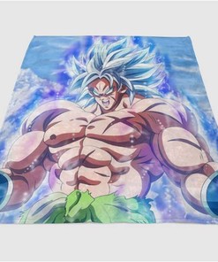 Broly Sherpa Fleece Blanket Gifts for Family, for Couple