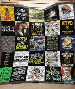 Brooklyn Nine Nine Collage Quilt Blanket Bedding Set