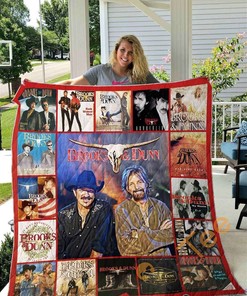 Brooks And Dunn Quilt Blanket Bedding Set