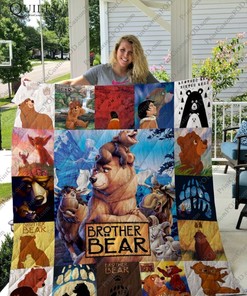 Brother Bear For Fans Quilt Blanket Bedding Set